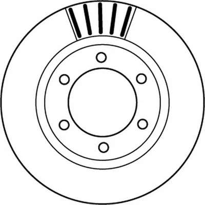 562168B BENDIX Тормозной диск (фото 1)