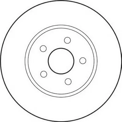 562180BC BENDIX Тормозной диск (фото 1)