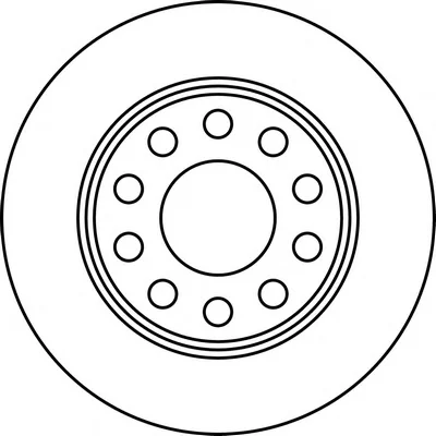 562191B BENDIX Тормозной диск (фото 1)