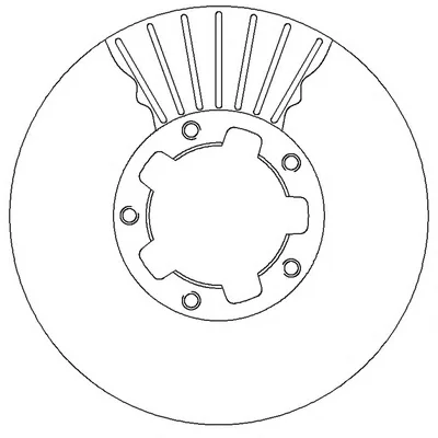 562247B BENDIX Тормозной диск (фото 1)