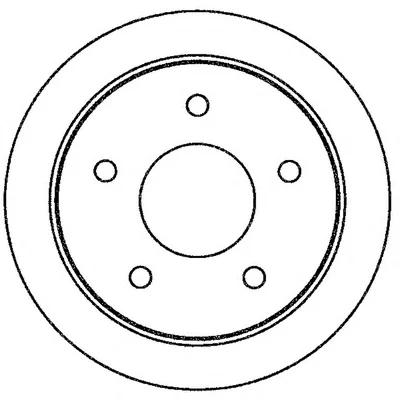 562264B BENDIX Тормозной диск (фото 1)