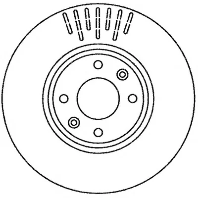 562267B BENDIX Тормозной диск (фото 1)