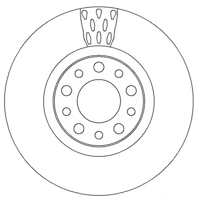 562299BC BENDIX Тормозной диск (фото 1)