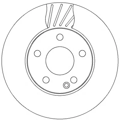 562312BC BENDIX Тормозной диск (фото 1)
