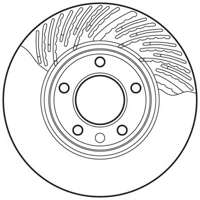 562338BC BENDIX Тормозной диск (фото 1)