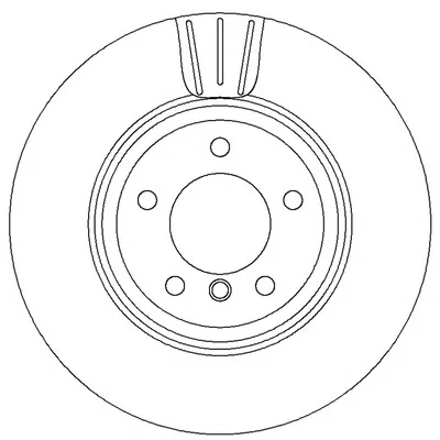 562395BC BENDIX Тормозной диск (фото 1)