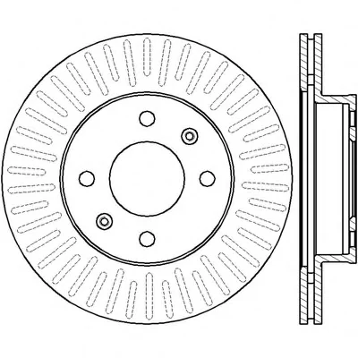 562428BC BENDIX Тормозной диск (фото 1)