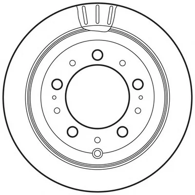 562744BC BENDIX Тормозной диск (фото 1)