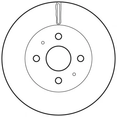562832BC BENDIX Тормозной диск (фото 1)