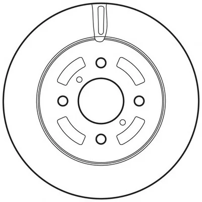 562833BC BENDIX Тормозной диск (фото 1)