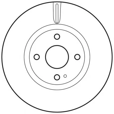 562834BC BENDIX Тормозной диск (фото 1)