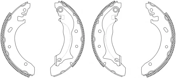 8DB 355 003-241 BEHR/HELLA/PAGID Тормозные колодки (фото 1)