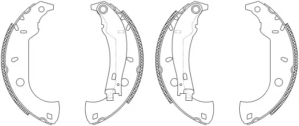 8DB 355 003-361 BEHR/HELLA/PAGID Тормозные колодки (фото 1)