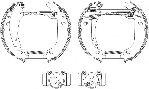 8DB 355 003-771 BEHR/HELLA/PAGID Тормозные колодки (фото 1)