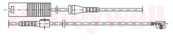 581366 BENDIX Датчик износа тормозных колодок (фото 1)