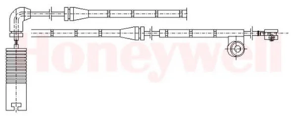 581381 BENDIX Датчик износа тормозных колодок (фото 1)