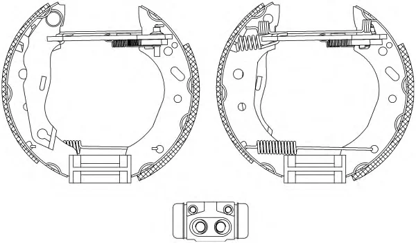 8DB 355 004-451 BEHR/HELLA/PAGID Тормозные колодки (фото 1)