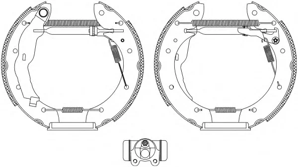 8DB 355 004-621 BEHR/HELLA/PAGID Тормозные колодки (фото 1)