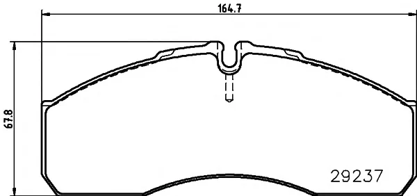 8DB 355 005-561 BEHR/HELLA/PAGID Тормозные колодки (фото 1)