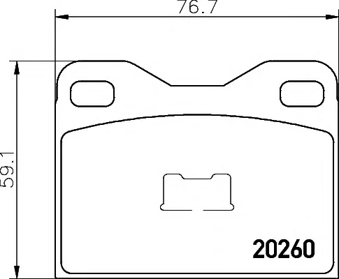 8DB 355 007-031 BEHR/HELLA/PAGID Тормозные колодки (фото 1)