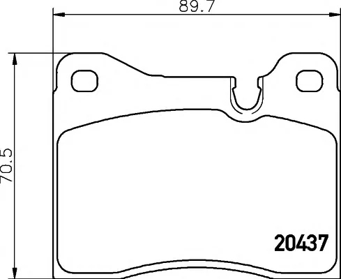 8DB 355 007-041 BEHR/HELLA/PAGID Тормозные колодки (фото 1)