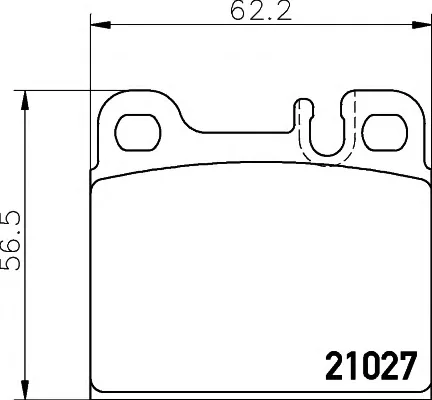 8DB 355 008-101 BEHR/HELLA/PAGID Тормозные колодки (фото 1)