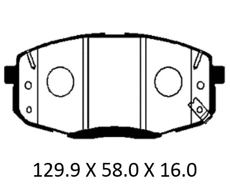 PBP095KOR PATRON Комплект тормозных колодок, дисковый тормоз (фото 1)