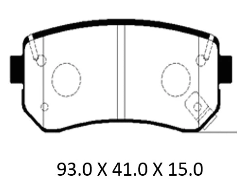 PBP099KOR PATRON Комплект тормозных колодок, дисковый тормоз (фото 1)