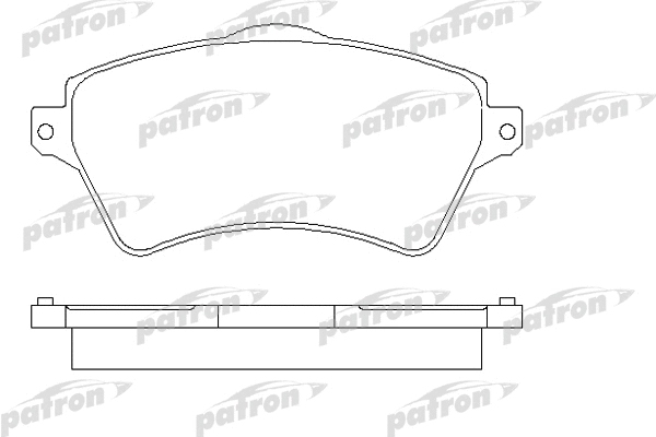PBP1473 PATRON Комплект тормозных колодок, дисковый тормоз (фото 1)
