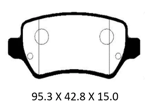 PBP1521KOR PATRON Комплект тормозных колодок, дисковый тормоз (фото 1)