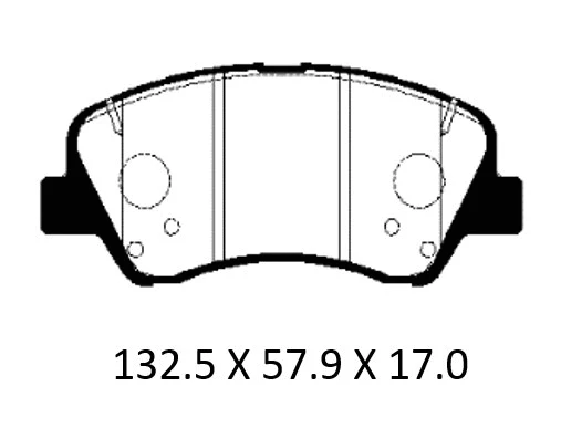 PBP188KOR PATRON Комплект тормозных колодок, дисковый тормоз (фото 1)