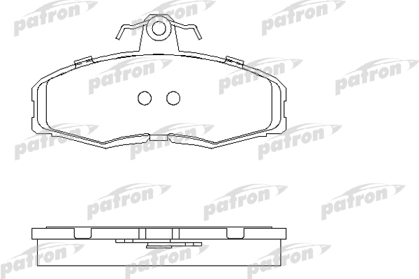 PBP275 PATRON Комплект тормозных колодок, дисковый тормоз (фото 1)
