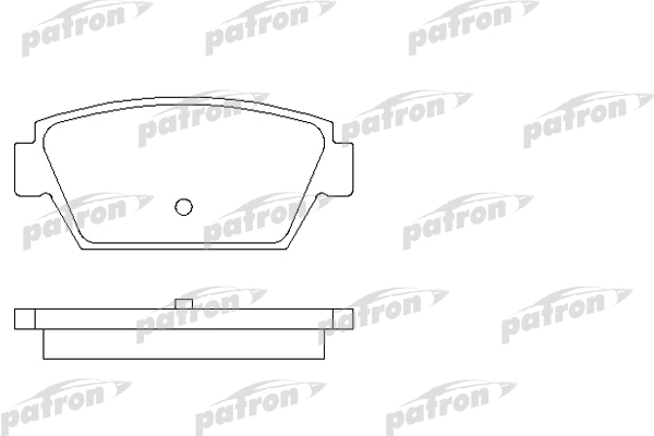 PBP507 PATRON Комплект тормозных колодок, дисковый тормоз (фото 1)
