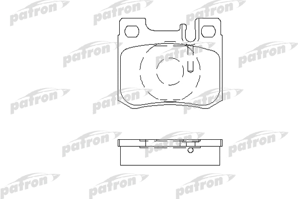 PBP693 PATRON Комплект тормозных колодок, дисковый тормоз (фото 1)
