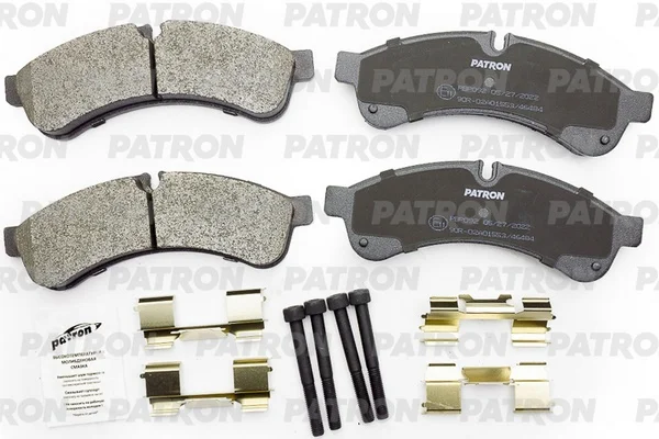 PBP092 PATRON Комплект тормозных колодок, дисковый тормоз (фото 1)