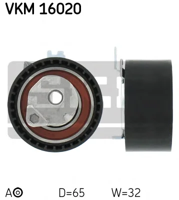 VKM 16020 SKF Ролик - натяжитель ремня ГРМ (фото 1)