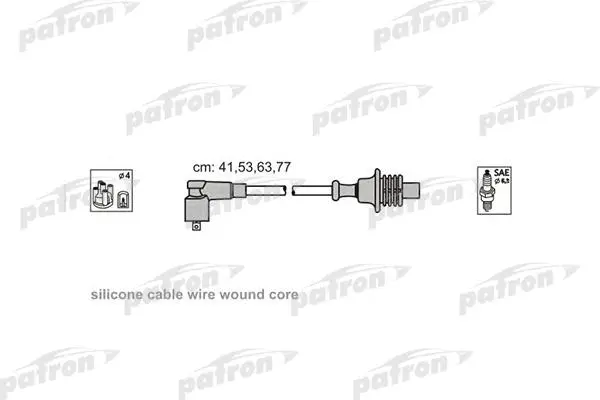 PSCI2001 PATRON Комплект проводов зажигания (фото 1)