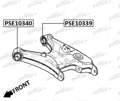 PSE10340 PATRON Подвеска, рычаг независимой подвески колеса (фото 1)