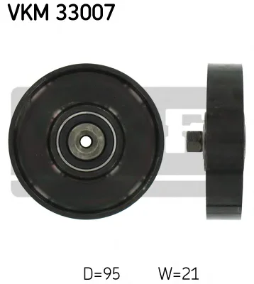 VKM 33007 SKF Ролик ручейкового ремень (фото 1)