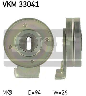 VKM 33041 SKF Ролик натяжителя ручейкового (приводного) ремня (фото 1)
