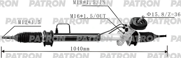 PSG3103 PATRON Рулевой механизм (фото 1)