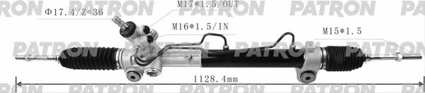 PSG3124 PATRON Зубчатая рейка, рулевой механизм (фото 1)