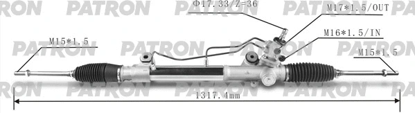 PSG3183 PATRON Рулевой механизм (фото 1)