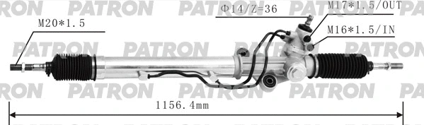 PSG3187 PATRON Рулевой механизм (фото 1)