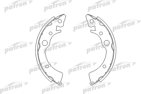 PSP219 PATRON Комплект тормозных колодок (фото 1)