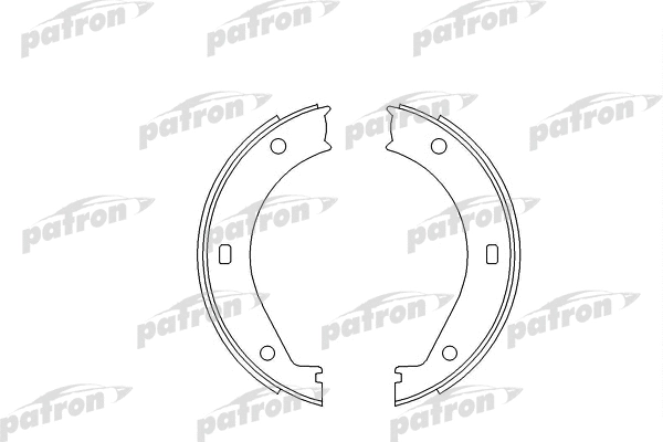PSP272 PATRON Комплект тормозных колодок, стояночная тормозная система (фото 1)