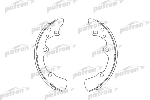 PSP276 PATRON Комплект тормозных колодок (фото 1)