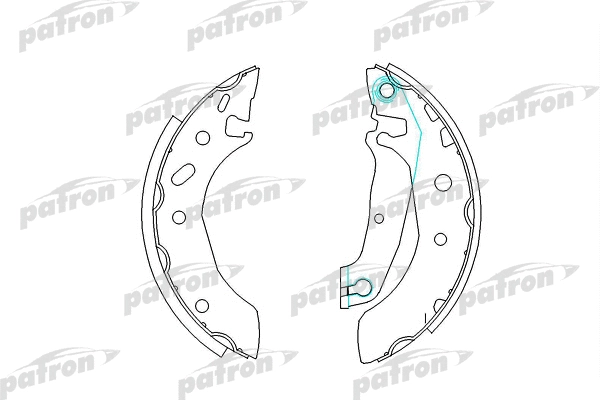 PSP297 PATRON Комплект тормозных колодок (фото 1)