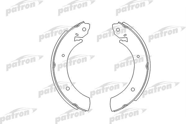 PSP361 PATRON Комплект тормозных колодок (фото 1)