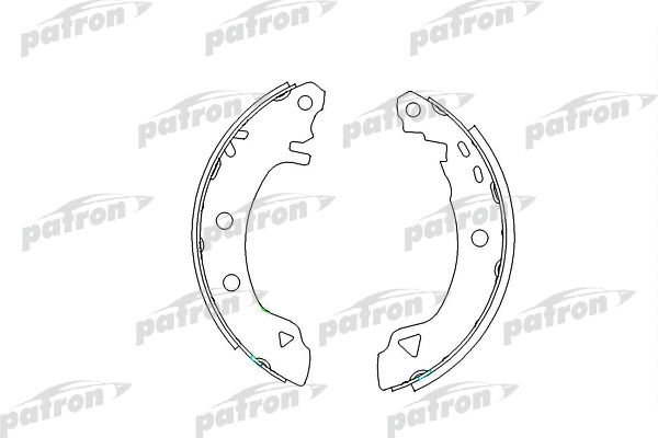 PSP401 PATRON Комплект тормозных колодок (фото 1)